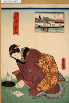 江户名所百人美女图图片