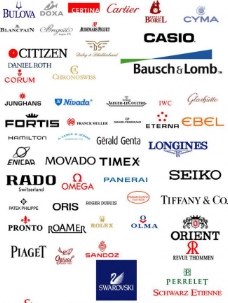 品牌手表logo图片