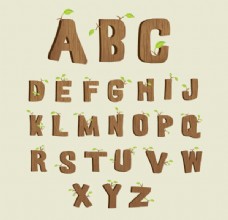 木纹字母