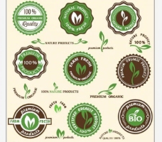质量监督绿色环保绿叶质量标签图片