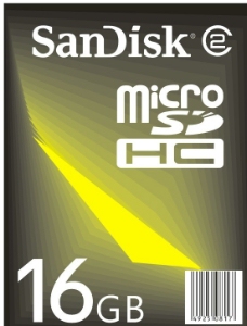 SanDisk MiniSD HC 标识图片