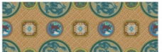 古代图案地毯背景图片