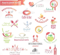 绿色食品logo 爱心咖啡图片