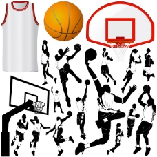 篮球运动元素主题