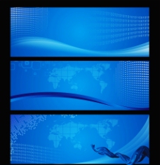 蓝色 背景 科技展板图片