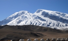 新疆风光慕士塔格峰图片