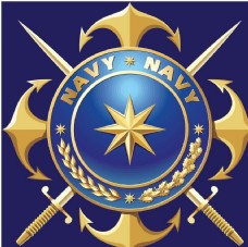 小麦海军军衔徽章海洋徽章