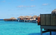 度假马尔代夫满月岛水上屋图片