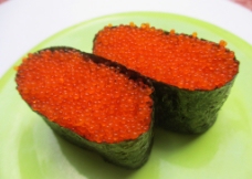 红蟹子寿司图片