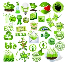 绿色叶子绿色环保元素