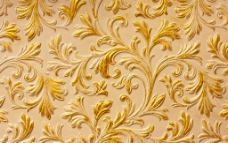 欧式金色花纹图片