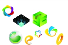 矢量立体logo图片