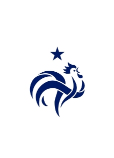 足部图世界部分国家足球队队徽之法国图片