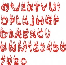 矢量素材 字母 艺术字
