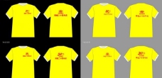 黄色t恤图片