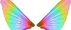 炫彩翅膀图片