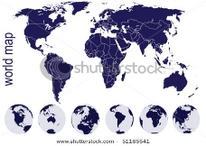 矢量素材世界地图背景