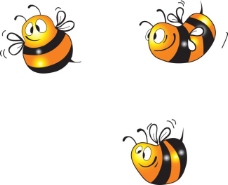 卡通形象可爱的蜜蜂