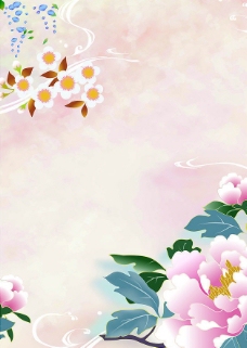 牡丹花矢量图图片