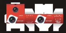 包装设计 摄相机包装 简洁包装 红色包装 90包装图片