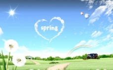 spring春天背景图图片