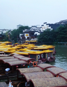 秦淮河风景图片