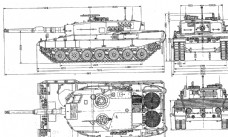 坦克三视图图片
