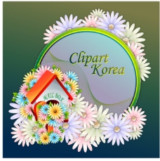 潮流素材矢量花纹素材韩国潮流背景图案花卉