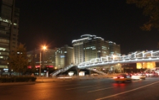 北京夜景北京长安街东单夜景图片